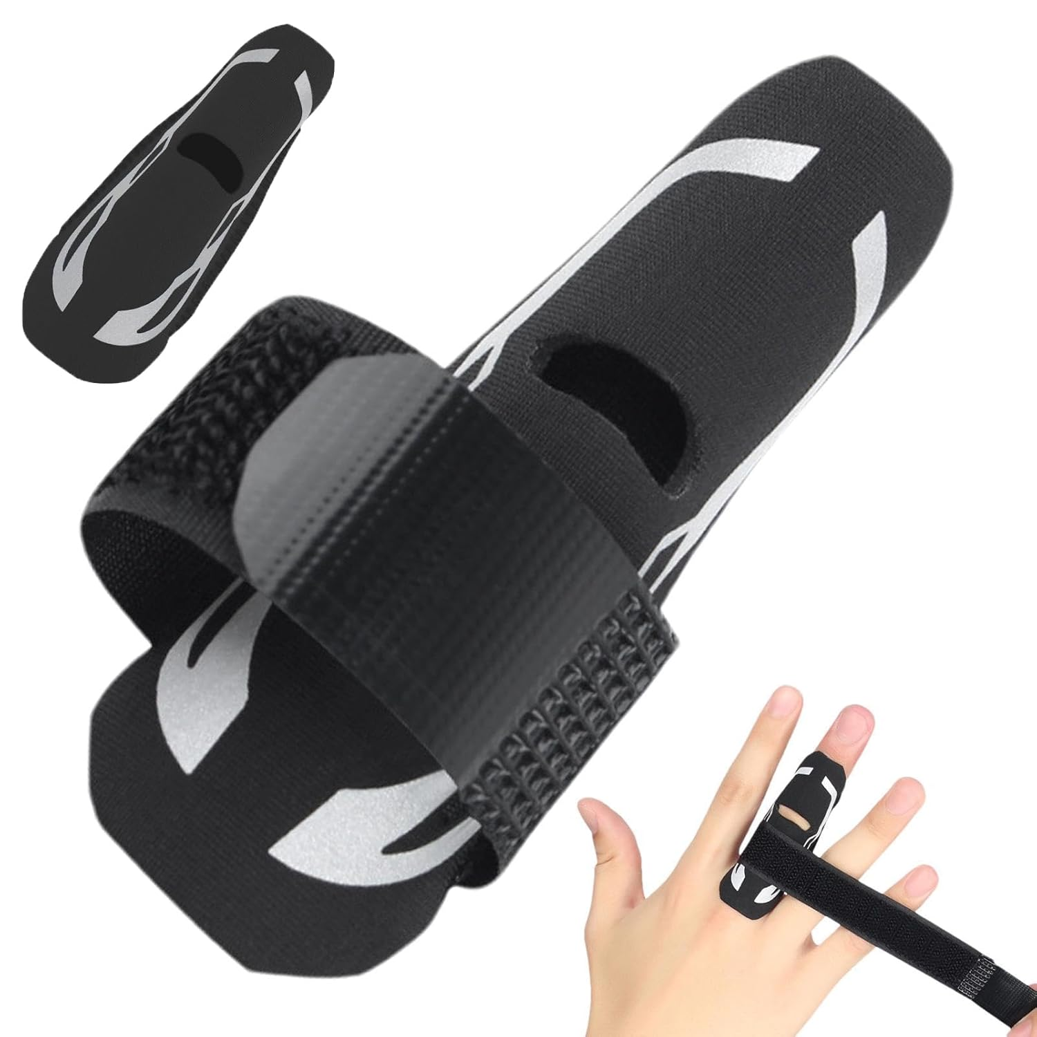 2Pcs Joint Finger Covers, Joint Protection Sleeves and Splints - Basketball Sports Pad Bandage Finger Stabilizer Support, Reusable for Basketball, Tennis, Baseball, Volleyball,Cricket,Rugby