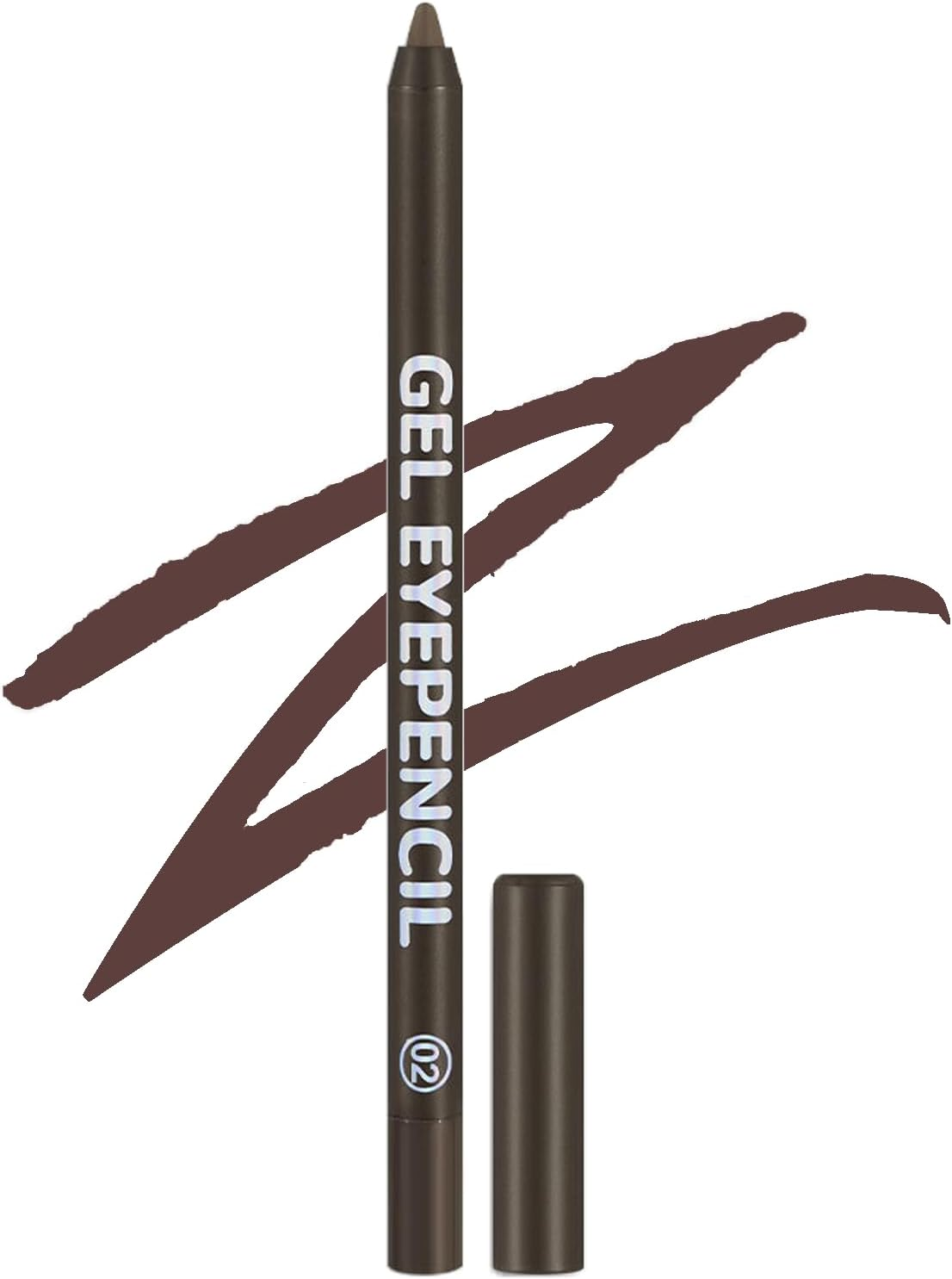 Purple Matte Eyeliner Gel Pencil &ndash; Waterproof, Smudge-Proof, Long-Lasting, High-Pigment Plum Eye Liner Pen