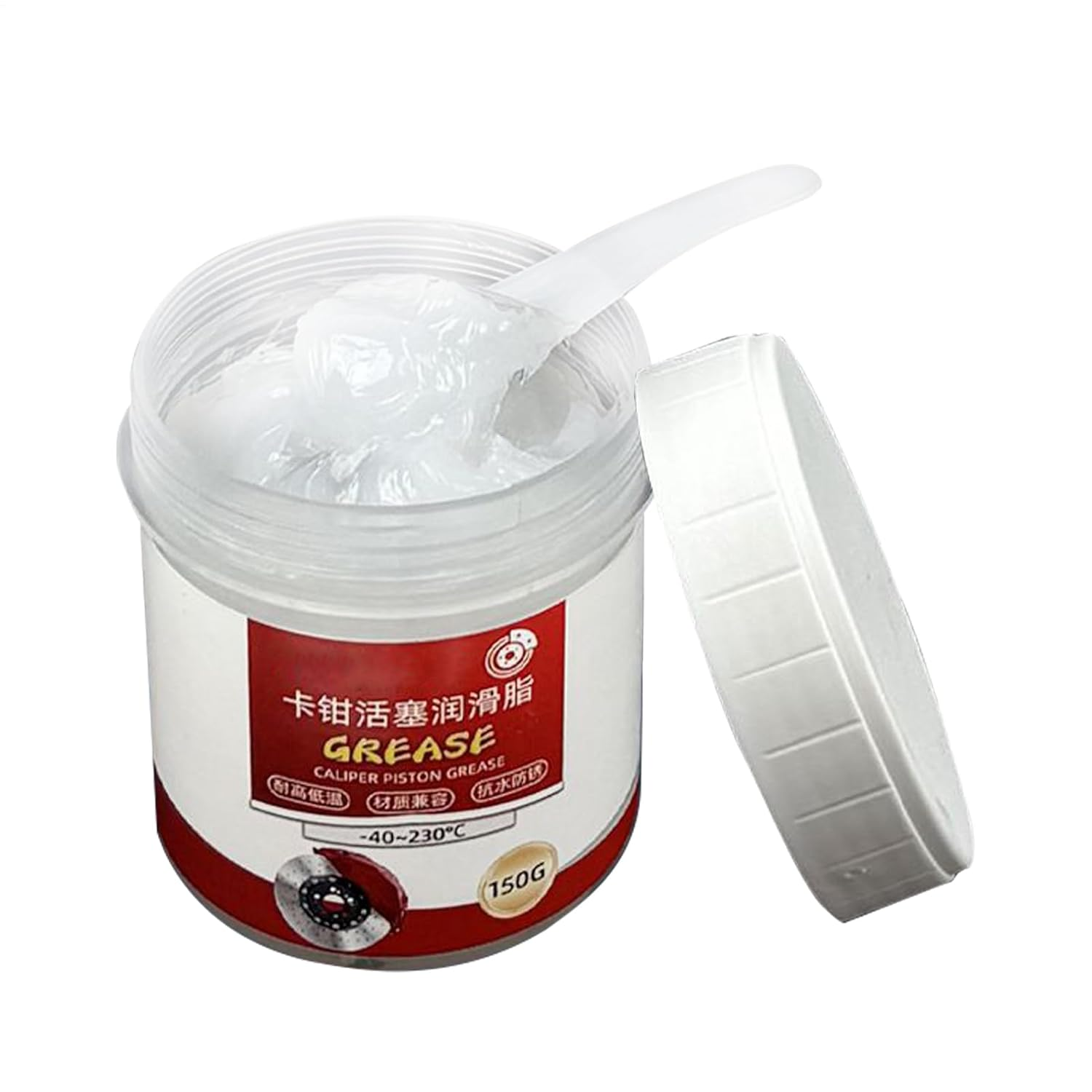 Brake Parts Lubricant,150G anti Seize Lubricating Compound,Disc Brake Grease - for Motorcycle Car Truck SUV Wheel Disc Pin Workshop Garage Maintenance image number 4