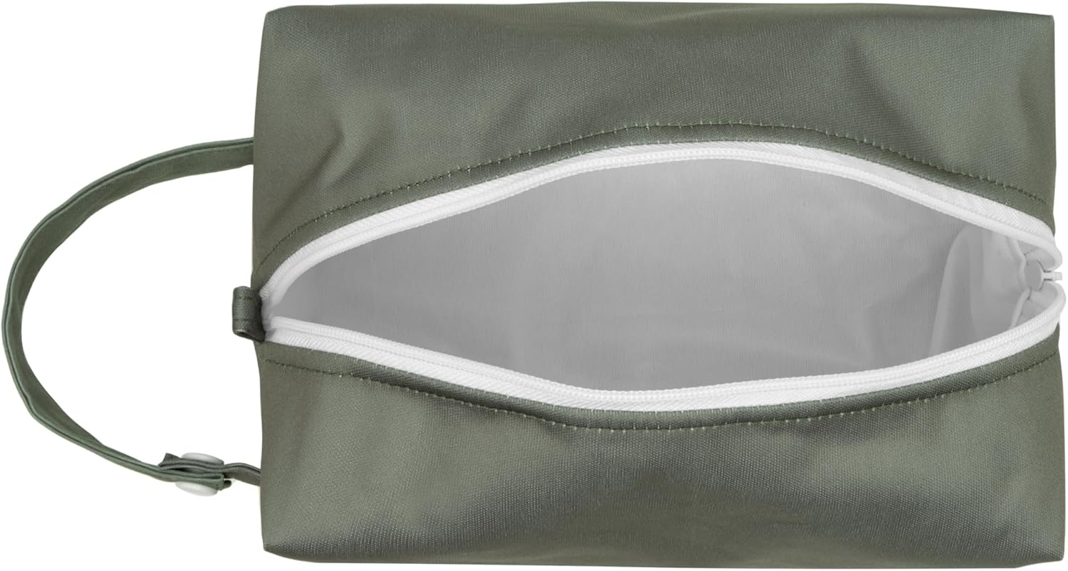 Nora'S Nursery Reusable Baby Wipes 100% Cotton Washcloths Soft Absorbent Towel Face Wipes, Newborn Bath Face Towels, 20 Wipes with 1 Waterproof Pod for On-The-Go Moms, Ideal for Sensitive Skin - Sage