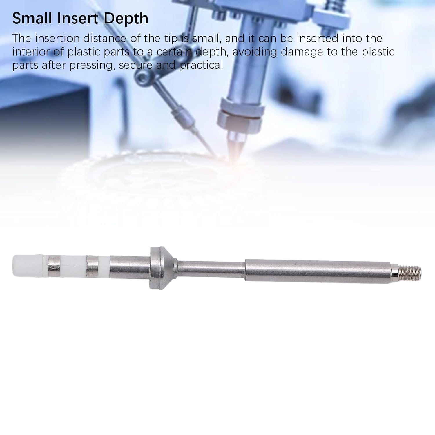 Fafeicy Brass Nut Inserts, Soldering Iron Adapter, M2-M8 Insertion Tips, Replacement Tips for TS100, TS101, PTS200, 3D Printer Accessories
