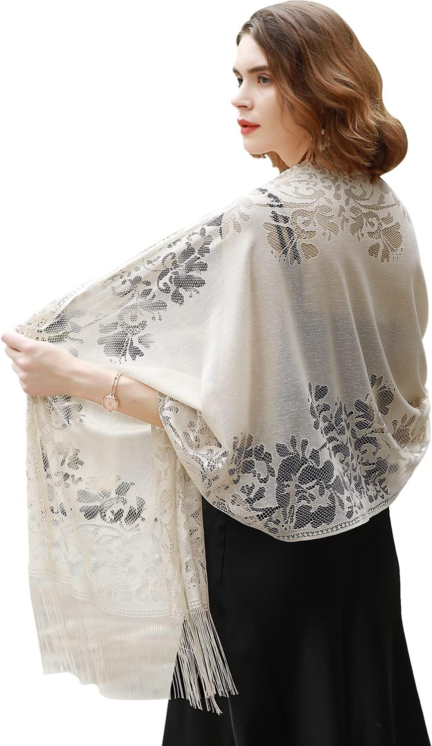 RIIQIICHY Shawls and Wraps for Evening Dresses Scarfs for Women Pashmina Wedding Formal Shawl