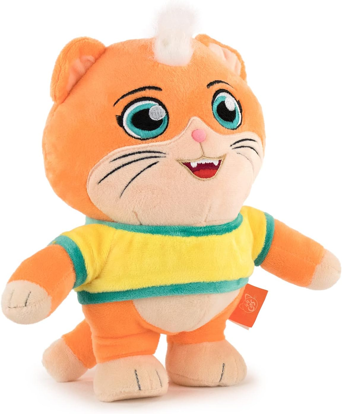 BARRADO 44 Cats Character Cuddly Toy - Lampo, Milady, Polpetta, Pilou - 26 Cm - Super Soft Quality (Polpetta)