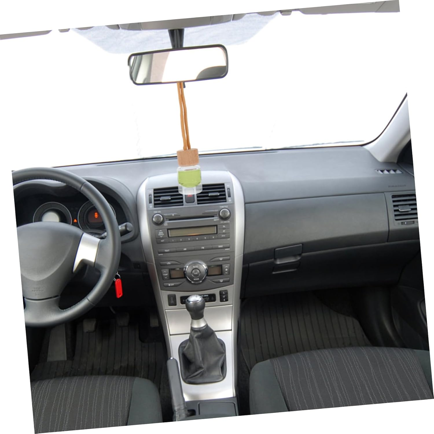 10Pcs Perfume Bottle Pendant Car Diffuser Empty Glass Bottles for Car Air Freshener Little Containers image number 5