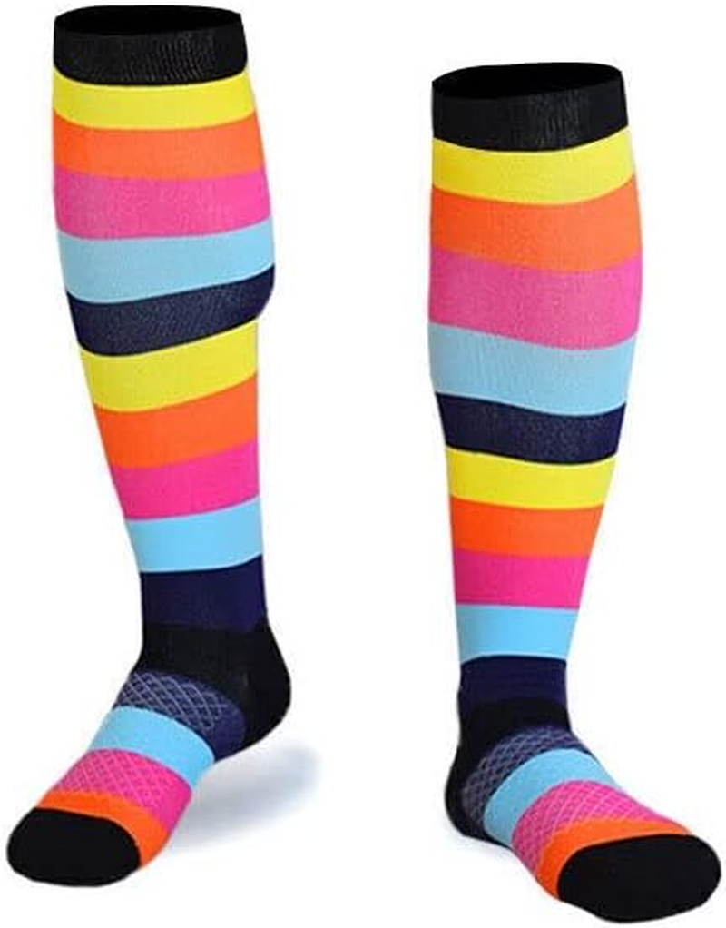 AIMALL Compression Socks for Women and Men, Graduated Medical Stockings, 20-30 Mmhg for Running, Nursing, Travel, Sports Recovery, Varicose Veins, Leg Support