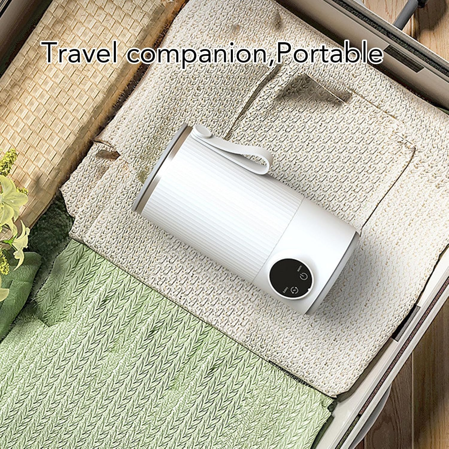 Portable Milk Warmer and Mixer, 400ML Cordless Travel Bottle Warmer Fast Heating, Stainless Steel Milk Frother USB Charging for Breastmilk Formula Coffee image number 4