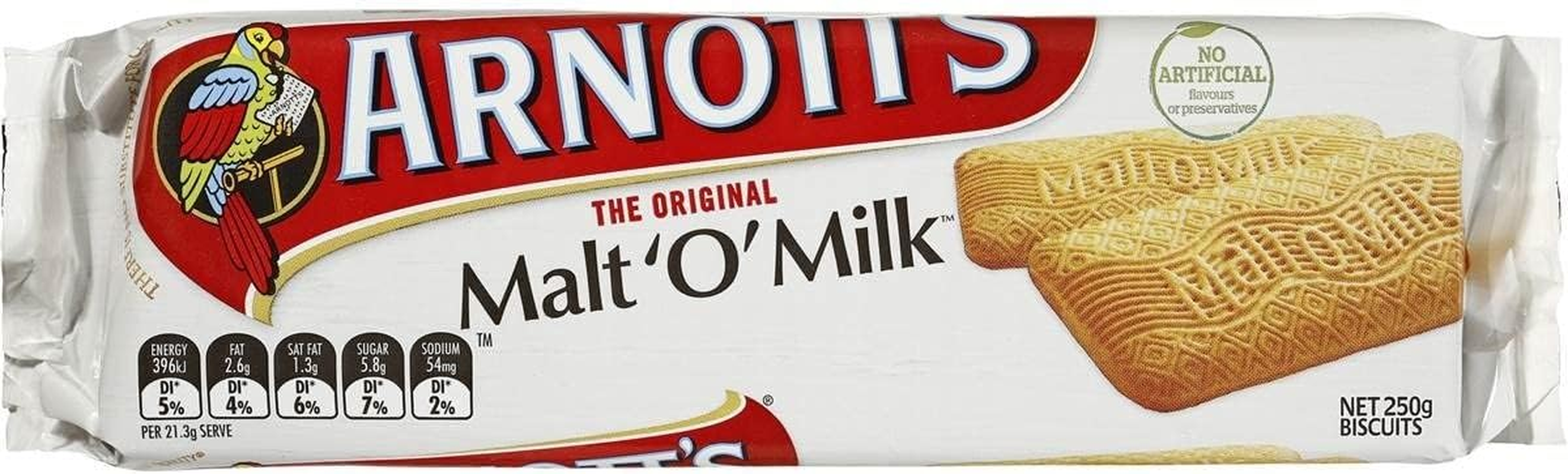 Arnott'S Malt-O-Milk Plain Biscuits 250G