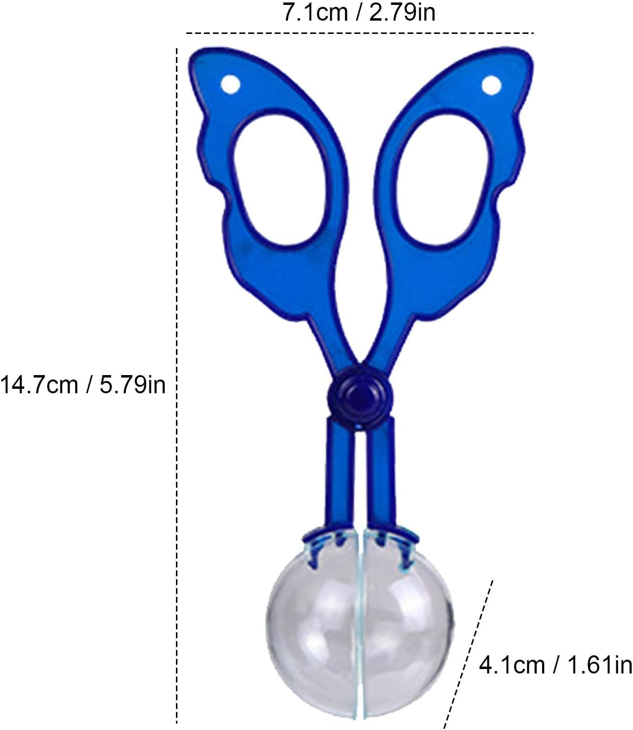 Bugs Catcher Toy | Bugs Insect Scissor for Children,Skill Development Toy Nature Exploration Observation for Outdoor Adventure Games Seta-Au - 10 Pcs Blue Insect Clip image number 4