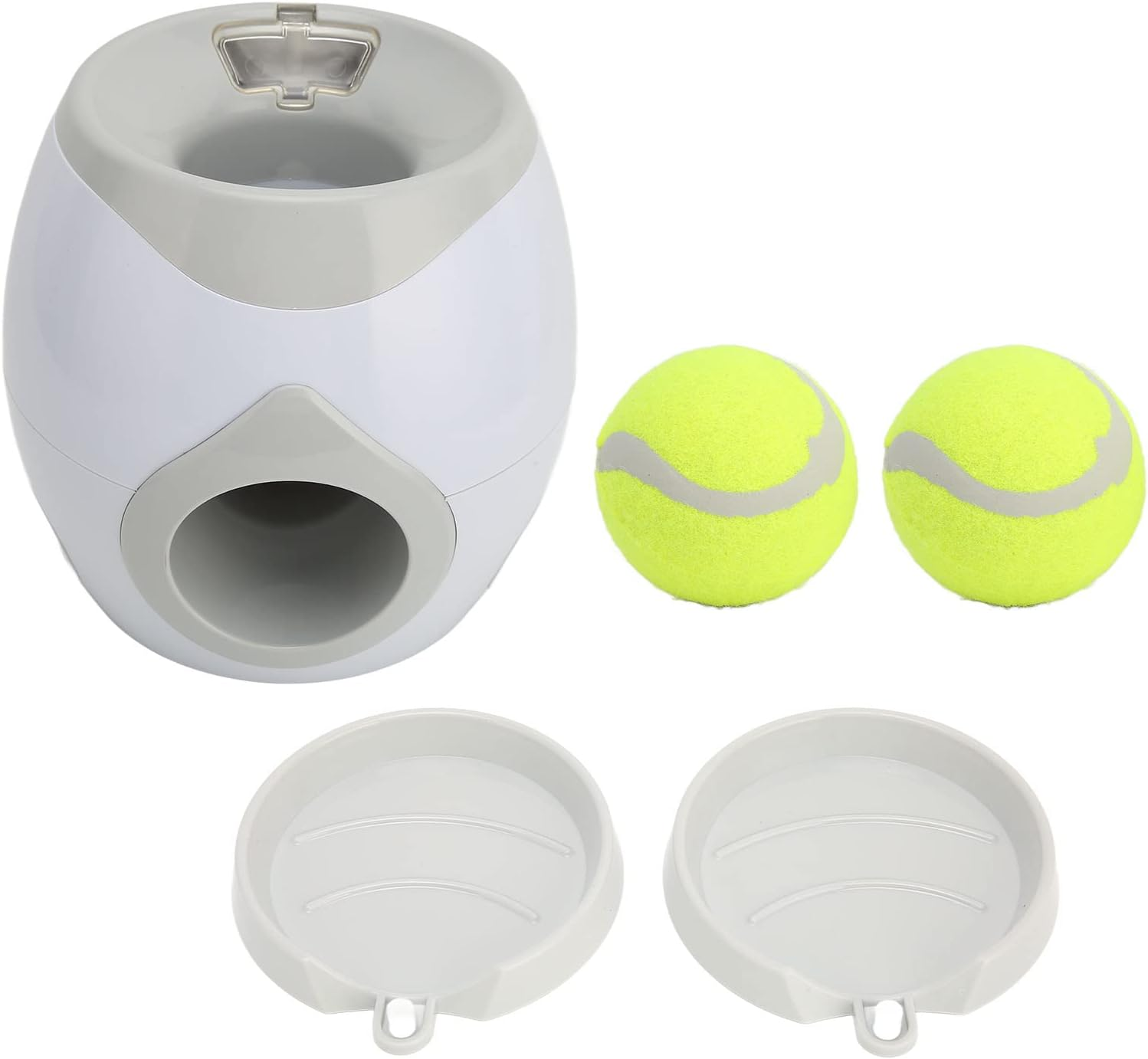 Dog Tennis Food Reward Machine Interactive Dog Ball Feed Machine with Feeding Flat Tray for Dog Puppy Makes Your Pet Healthier, More Energetic and Flexible for Small to Medium Size image number 6