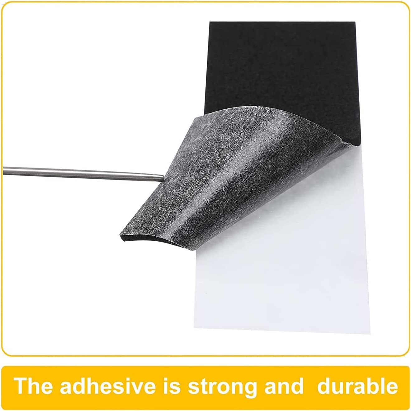 24 Pieces Fingerboard Grip Tape - Black Non Slip Foam Grip Tape for Mini Fingerboards image number 1