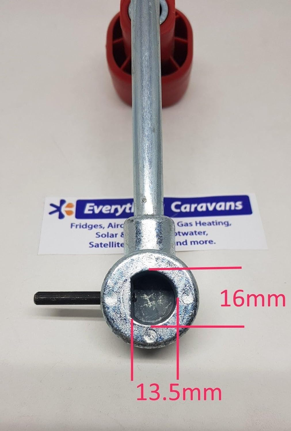 Alko Jockey Wheel Handle Genuine Alko Replacement Part with Pin Mount image number 3