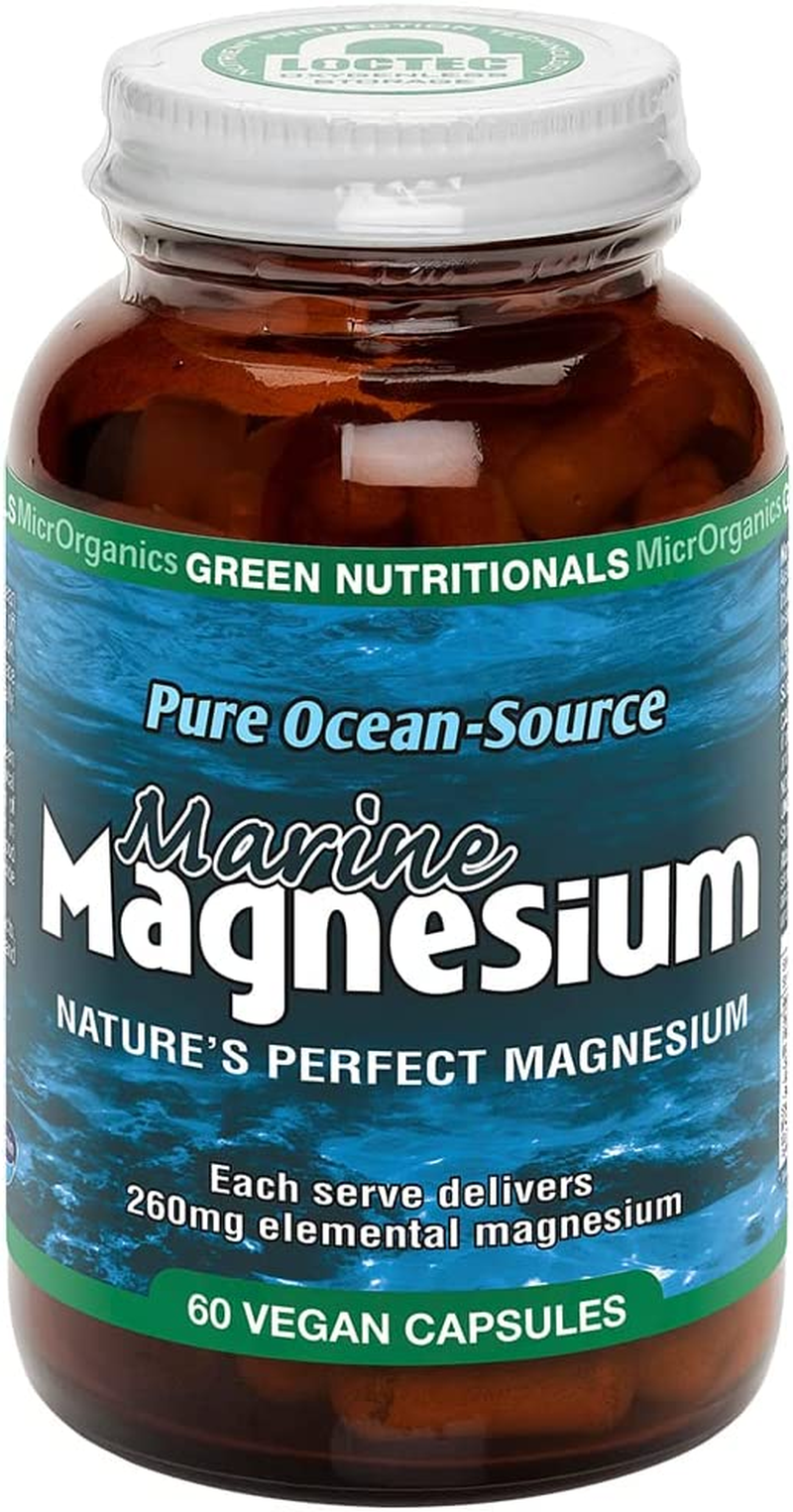 Green Nutritionals Marinemagnesium 60 Capsules - Vegan Vegetarian Friendly image number 2