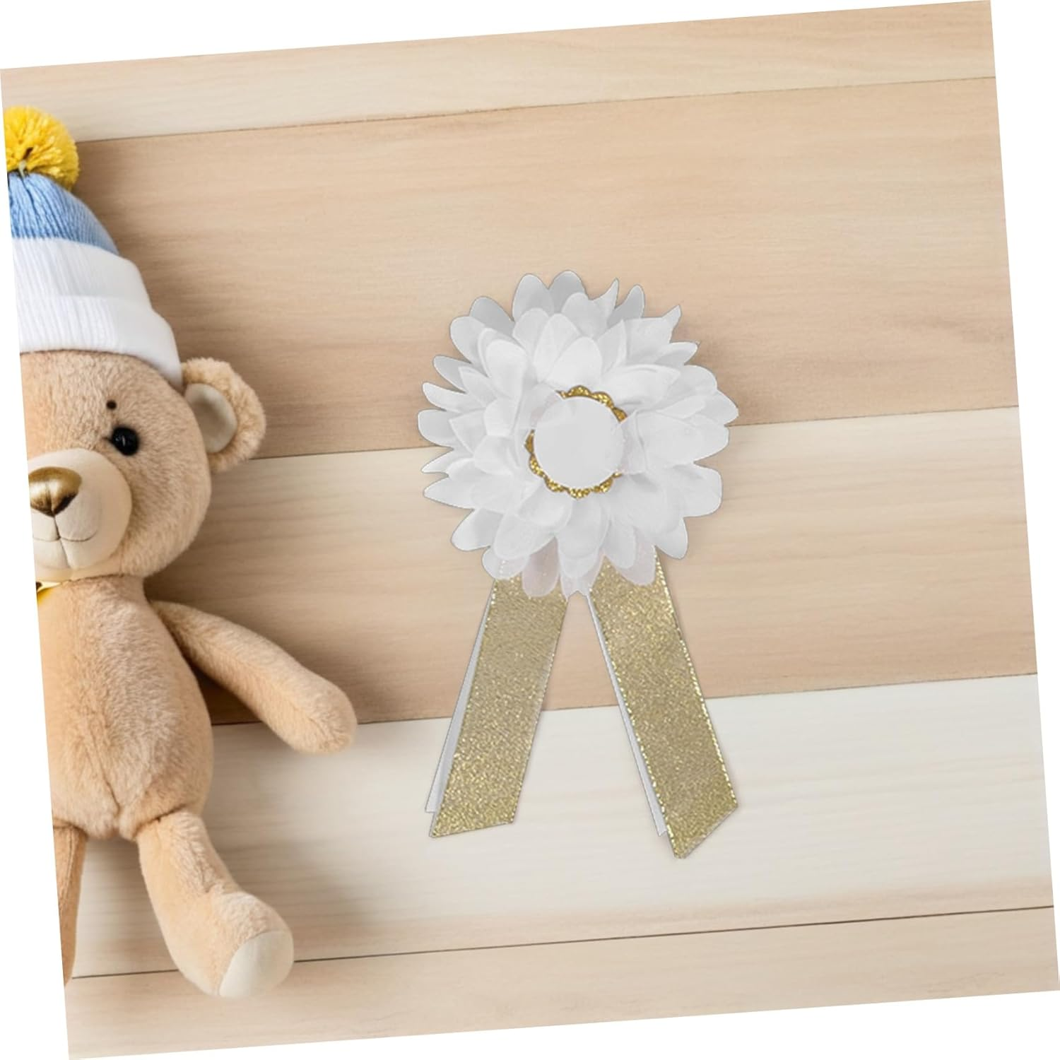 UPKOCH Adjustable Floral Maternity Sash Belt for Shower and Bridal Party Soft Breathable Pregnancy Support Band Reducing Lower Back Pressure Elegant Decorative Flower Belt for Expecting image number 3