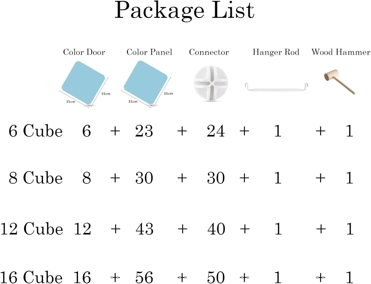 AUKO Fashion Macaron Color 6/8/12/16 Cubes Storage Cabinet Wardrobe Toy Book Shelve (Macaron Greeb 12 Cube) image number 4