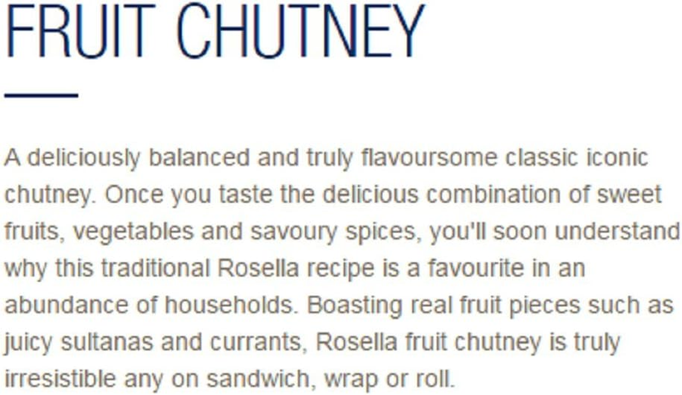 Rosella Fruit Chutney 525 G