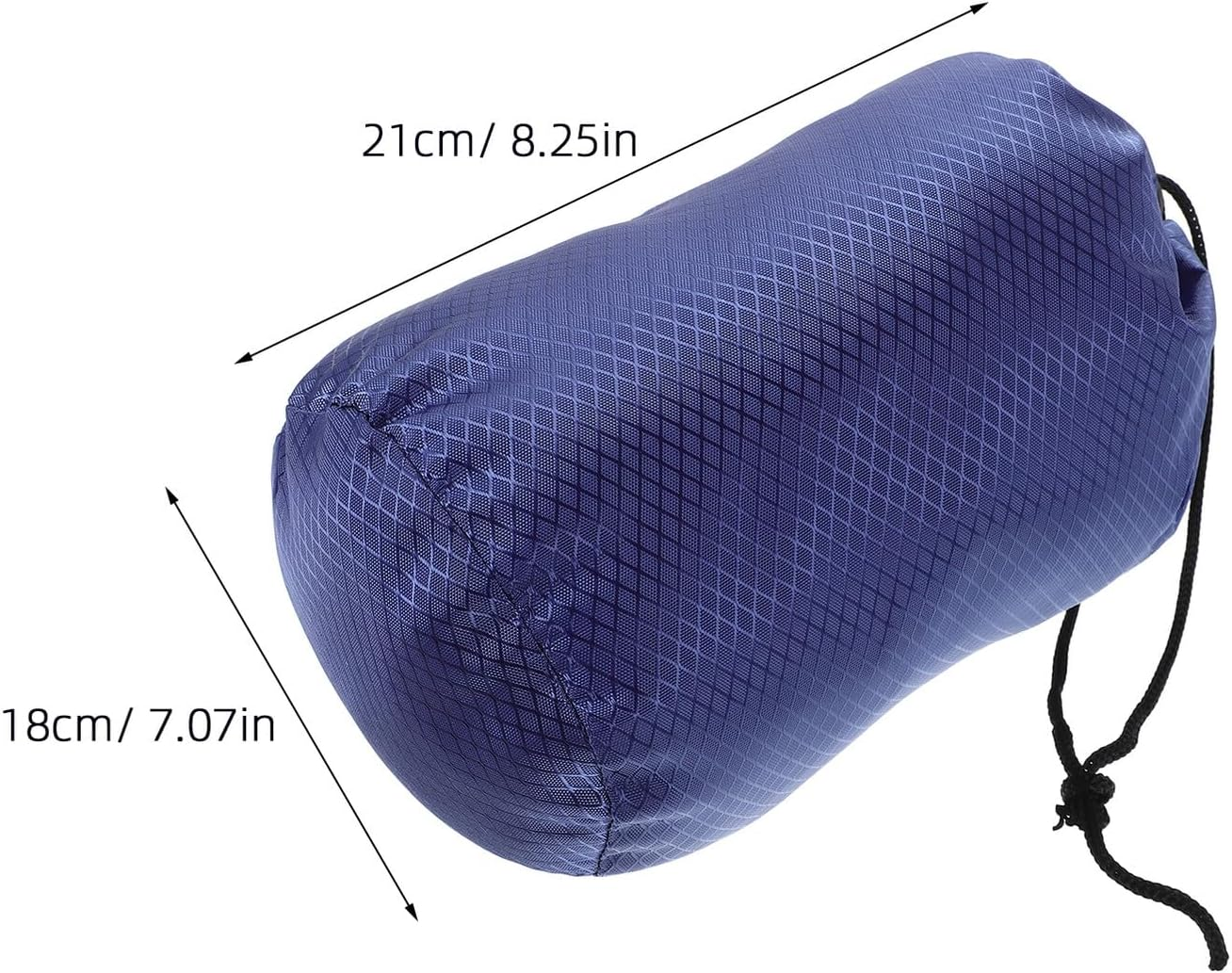 BIUDECO Lightweight Nylon Drawstring Bag for down Jacket Compression Travel Organizer Pouch with Reinforced Stitching Multipurpose Clothing Storage Space-Saving Design for Luggage image number 4