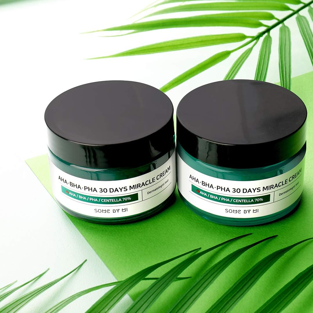 Somebymi AHA BHA PHA Miracle Cream 50Ml (1.7Oz) Skin Barrier & Recovery, Soothing with Tea Tree 10,000Ppm for Wrinkle & Whitening Care Somebymi AHA BHA PHA Miracle Cream 50Ml (1.7Oz) Skin Barrier & Recovery, Soothing with Tea Tree 10,000Ppm for Wrinkle & Whitening Care