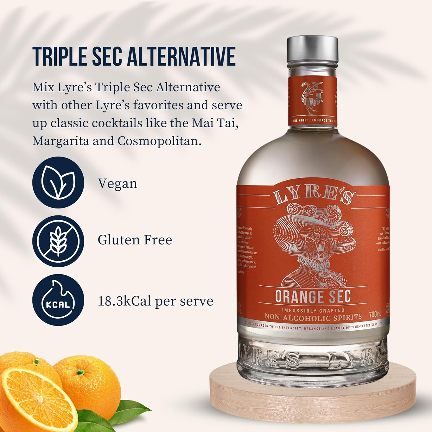Lyre'S Orange Sec Non-Alcoholic Spirit - Triple Sec Style | Gold Medal Winner | 700Ml image number 2