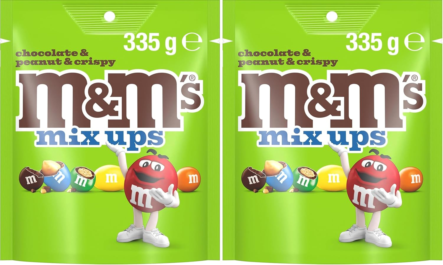 M&M'S Mix Up'S (Milk Chocolate, Peanut, Crispy) Large Bag, 335G image number 3