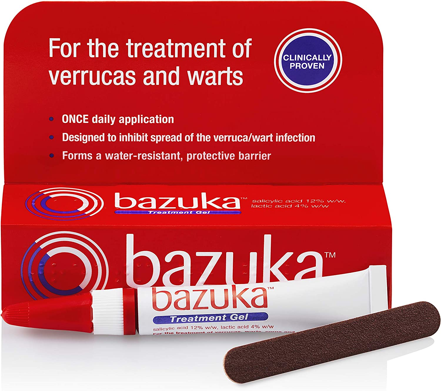 Bazuka Treatment Gel with Emery Board, 6G image number 1