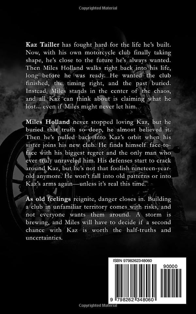 Kaz: a Dark MM Motorcycle Club Forced Proximity Second Chance Romance. image number 1