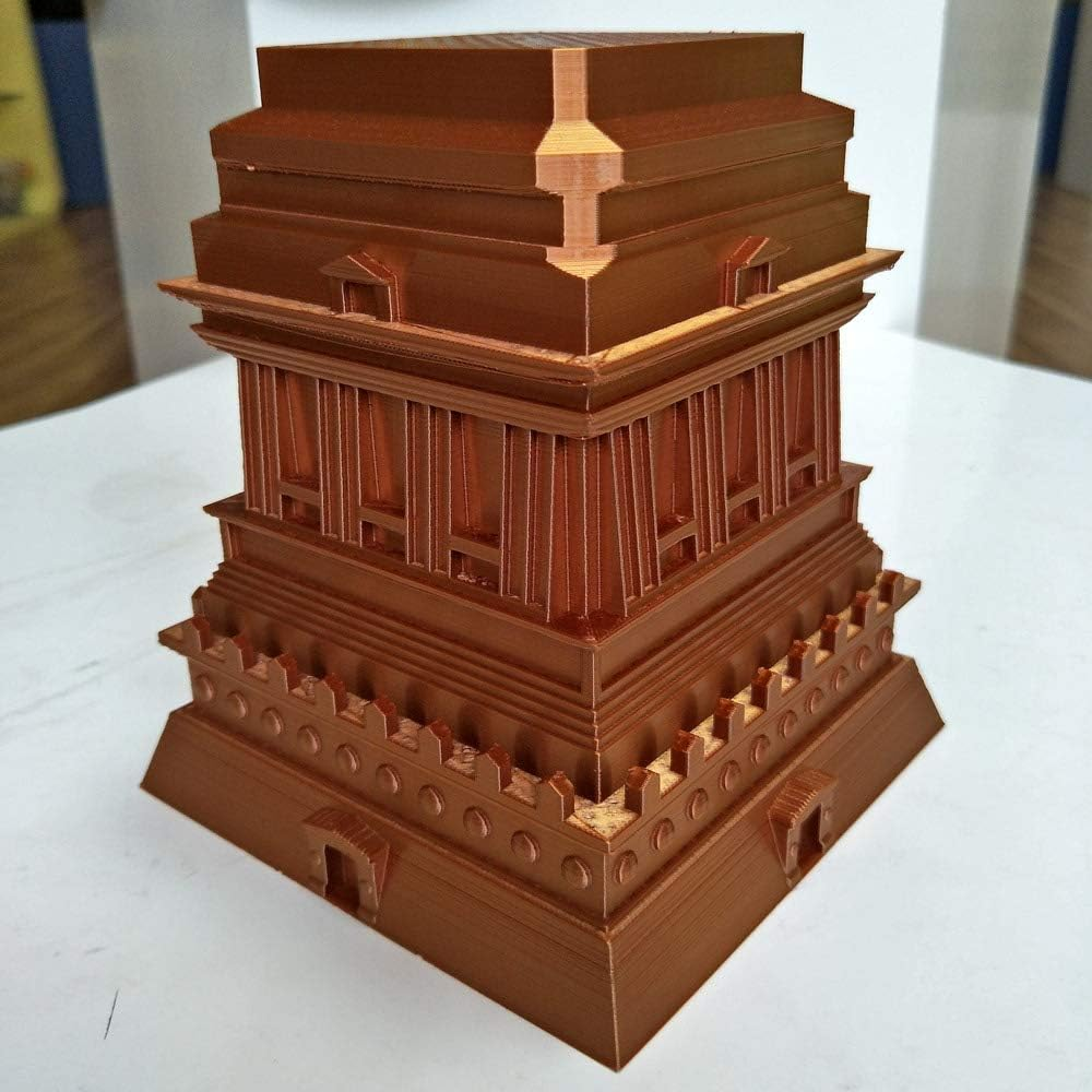 Silk Copper PLA 2.85Mm 3D Printer Shiny Shine Filament 1 KG (2.2 Lbs) Spool 3D PLA Printing Material Silky PLA Metal Red Copper Like image number 2