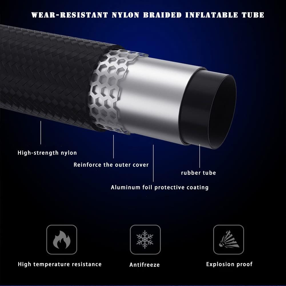 Tire Air Compressor Portable Wireless Tire Inflator Pump Digital Screen with LED Ligh for Car Bicycle Balls Kayak image number 1