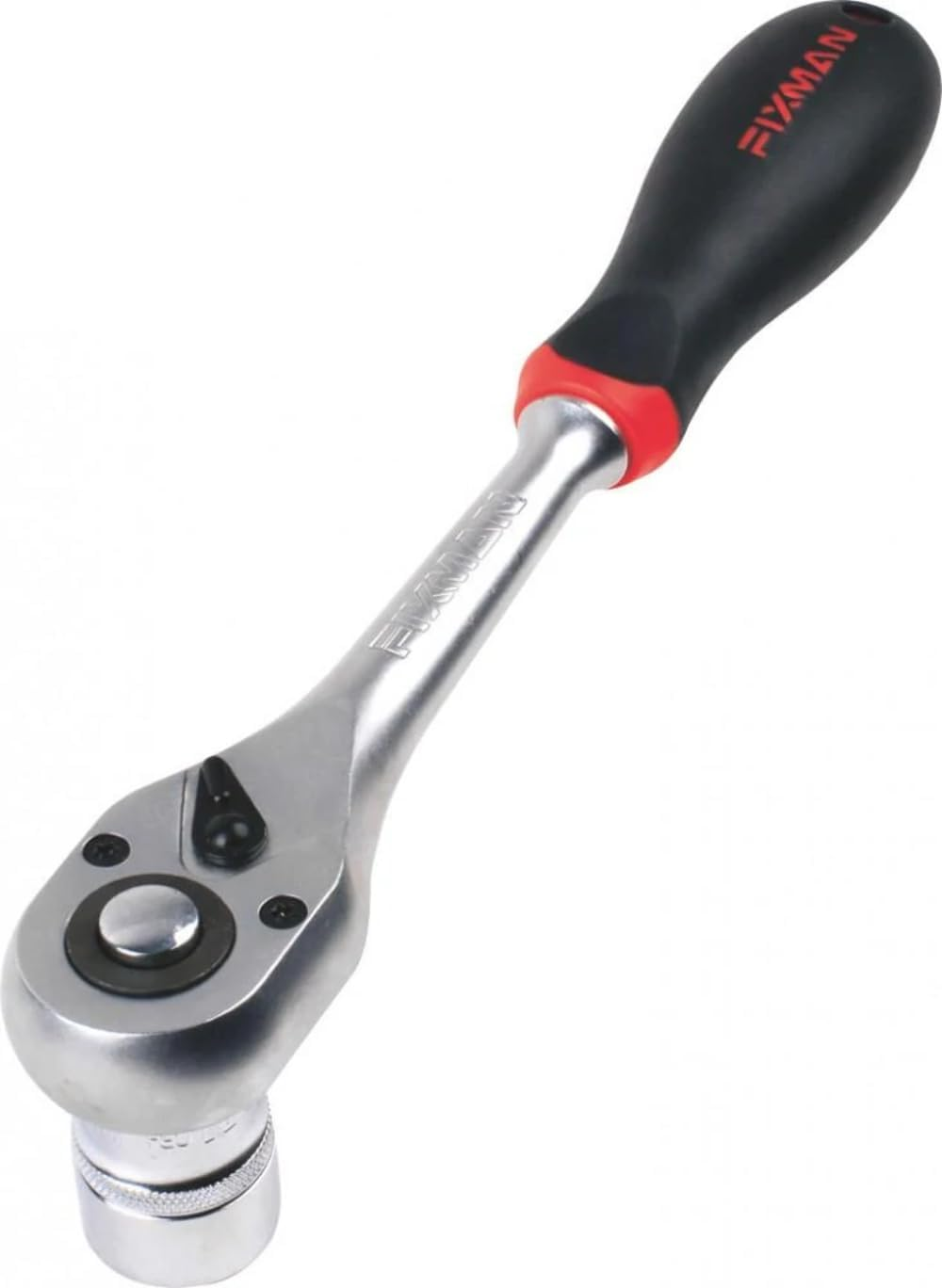 Fixman 1/4-Inch Drive Chrome Vanadium Steel Ratchet Handle