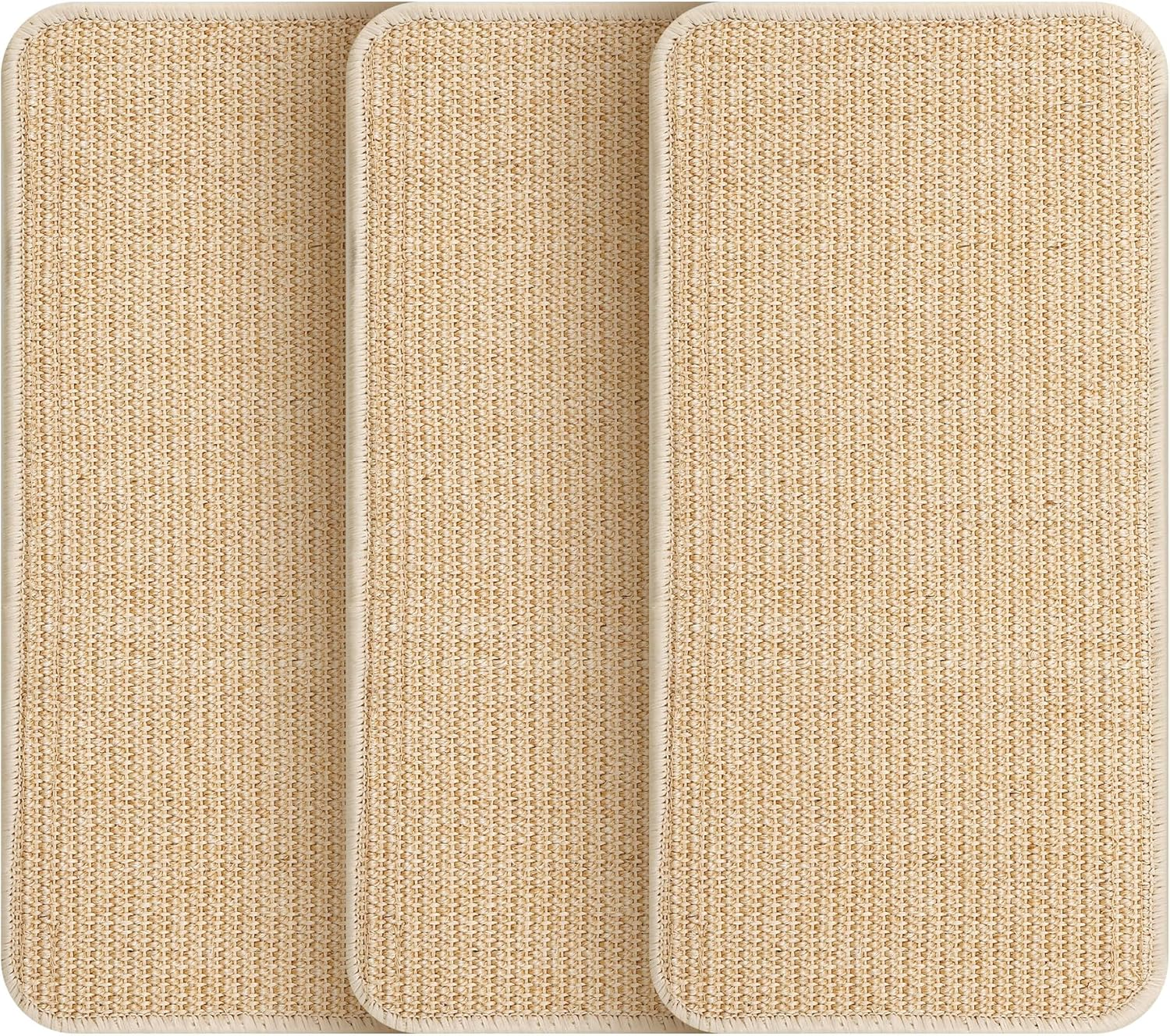 Pack of 3 Cat Scratching Mats, Sisal Cat Scratching Boards, 50 X 25 Cm, Cat Scratching Board, Durable, Suitable for Sofa Furniture Doors to Prevent Cat Scratches and Protect Carpets and Walls image number 3