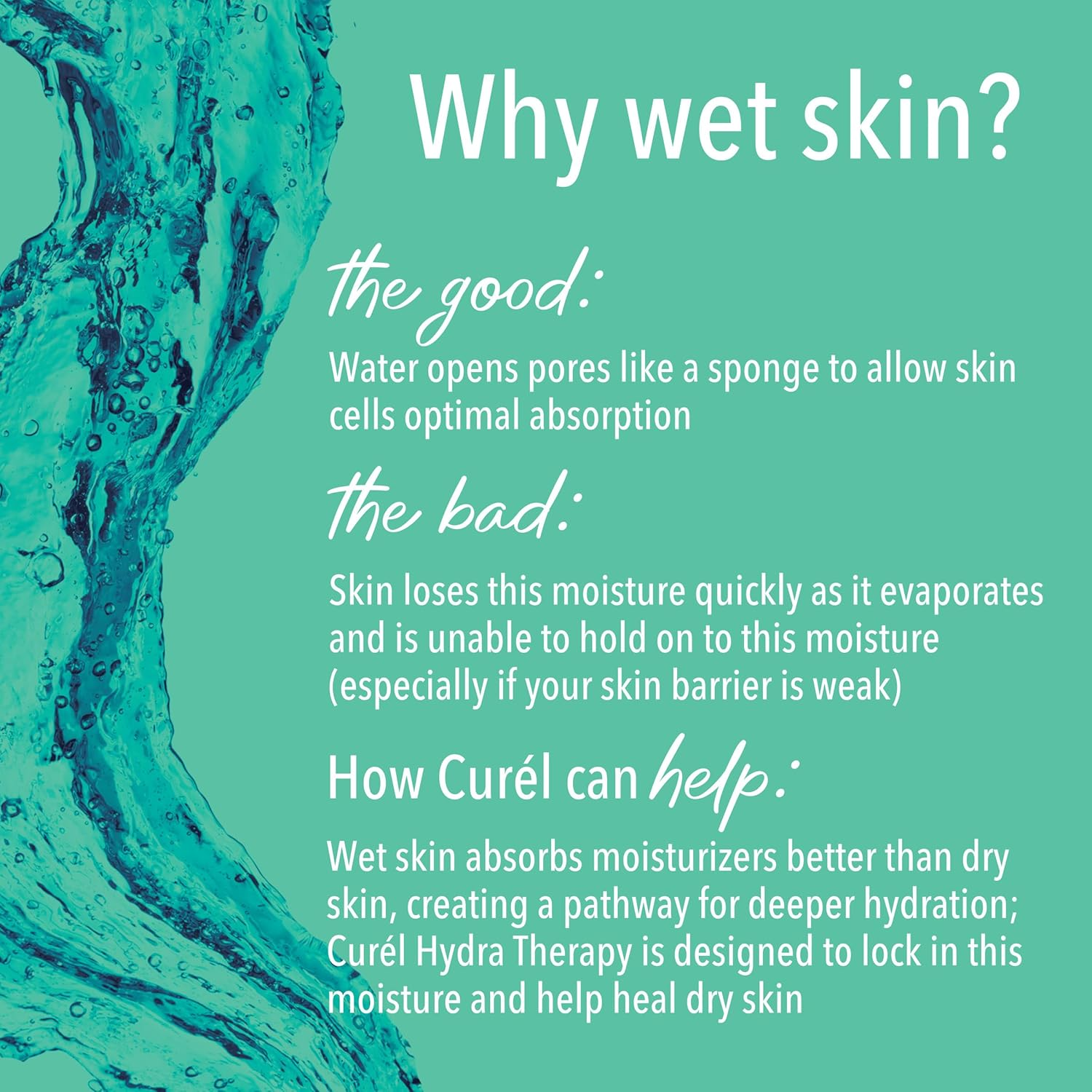 Curel Hydra Therapy in Shower Lotion, Wet Skin Moisturizer for Dry or Extra-Dry Skin, with Advanced Ceramide Complex, 12 Oz, Pack of 2 image number 1