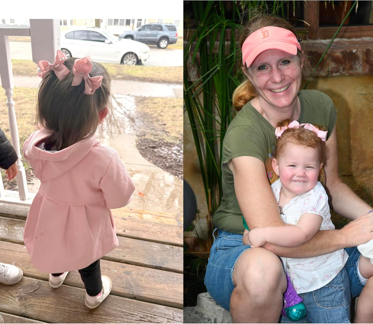 40Piecse Boutique Grosgrain Ribbon Pinwheel 3" Hair Bows Alligator Clips for Babies Toddlers Teens Gifts in Pairs image number 6