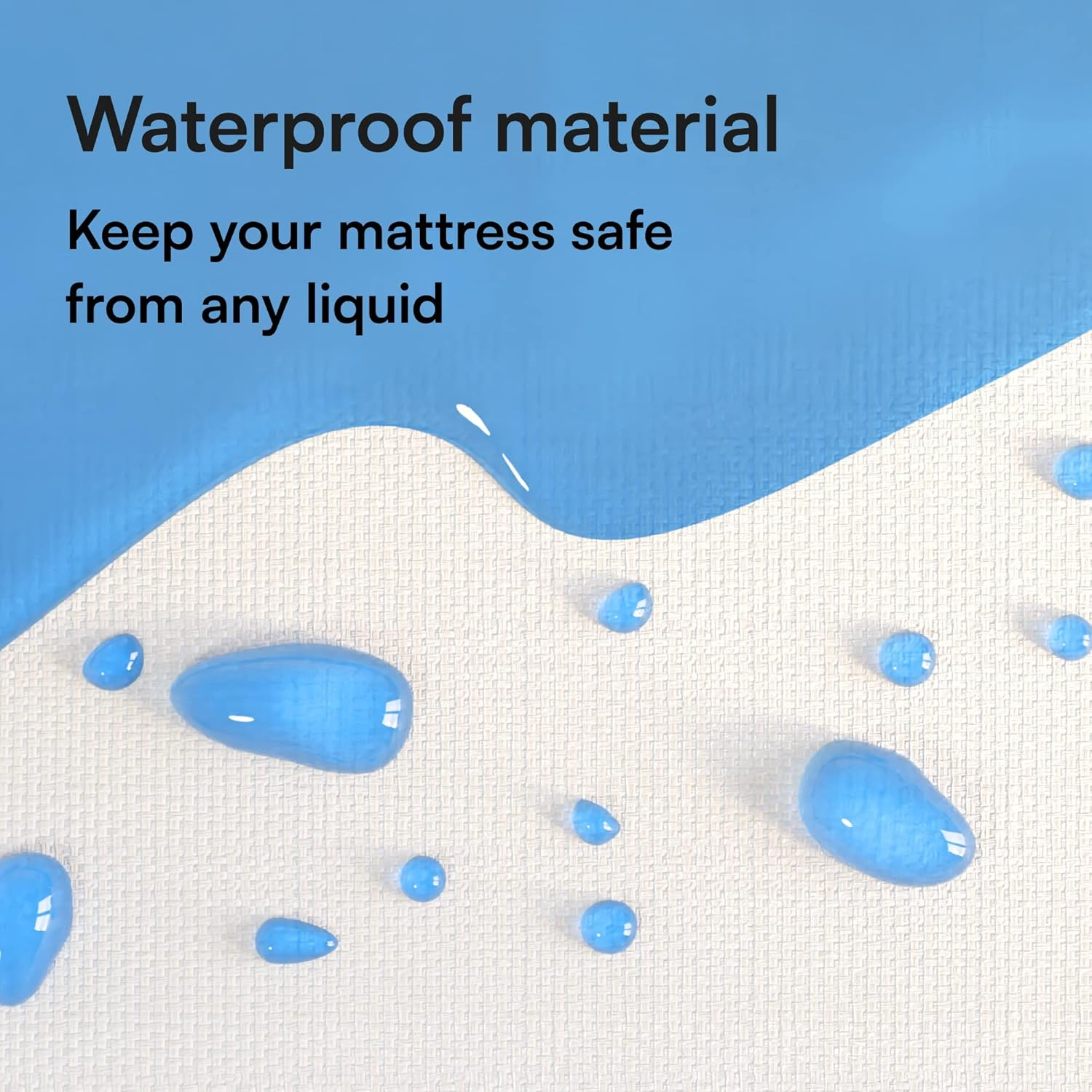 Queen Waterproof Mattress Pad Protector Cover Deep Pocket 60X80 Breathable Noiseless 8-20Inches Bed Smooth Jersey Mattress Pad Cover Fully Ultra Thin