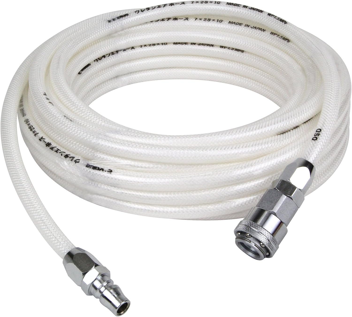 E-Value EUH-20W Urethane Air Hose, Inner Diameter 0.3 X Outer Diameter 0.4 Inches (7 X 10 Mm), 65.6 Ft (20 M), Clear