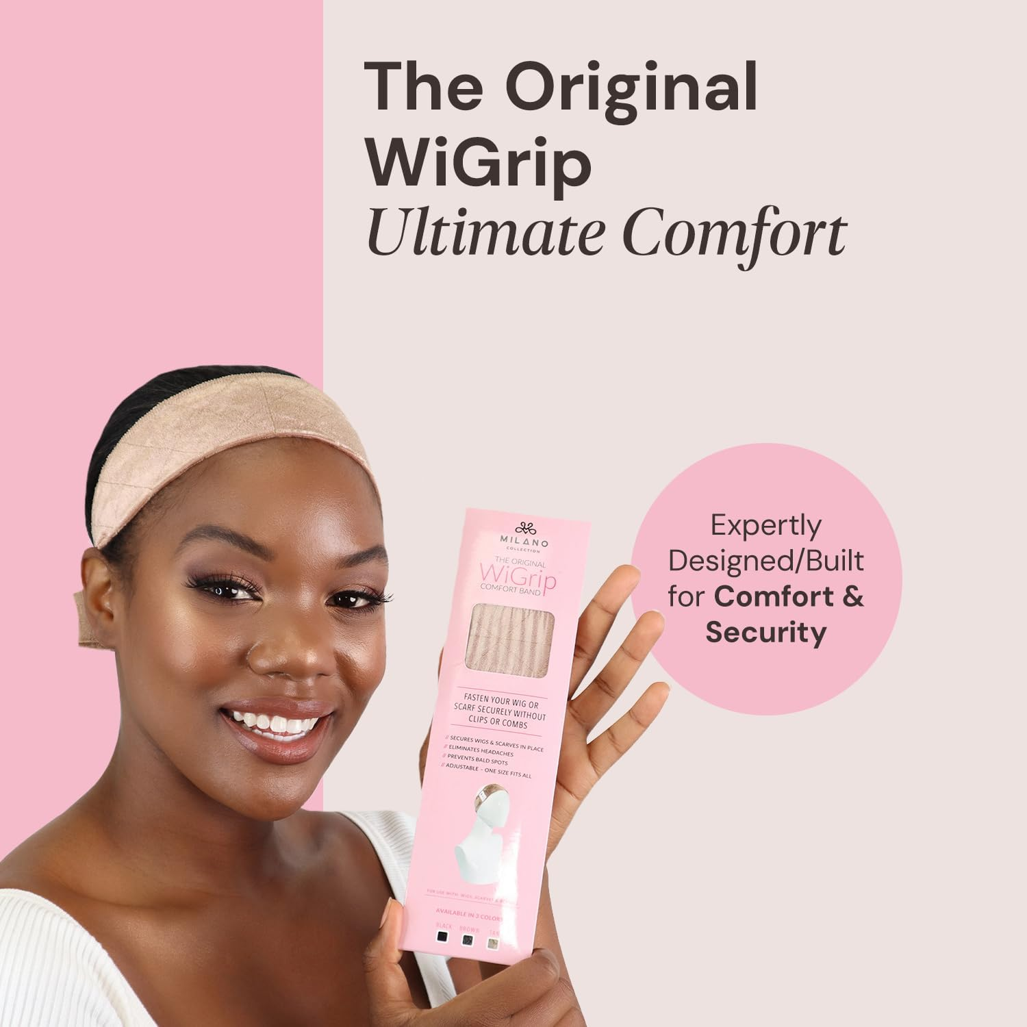 MILANO COLLECTION Wi-Grip Extra Hold Wig Comfort Band image number 7