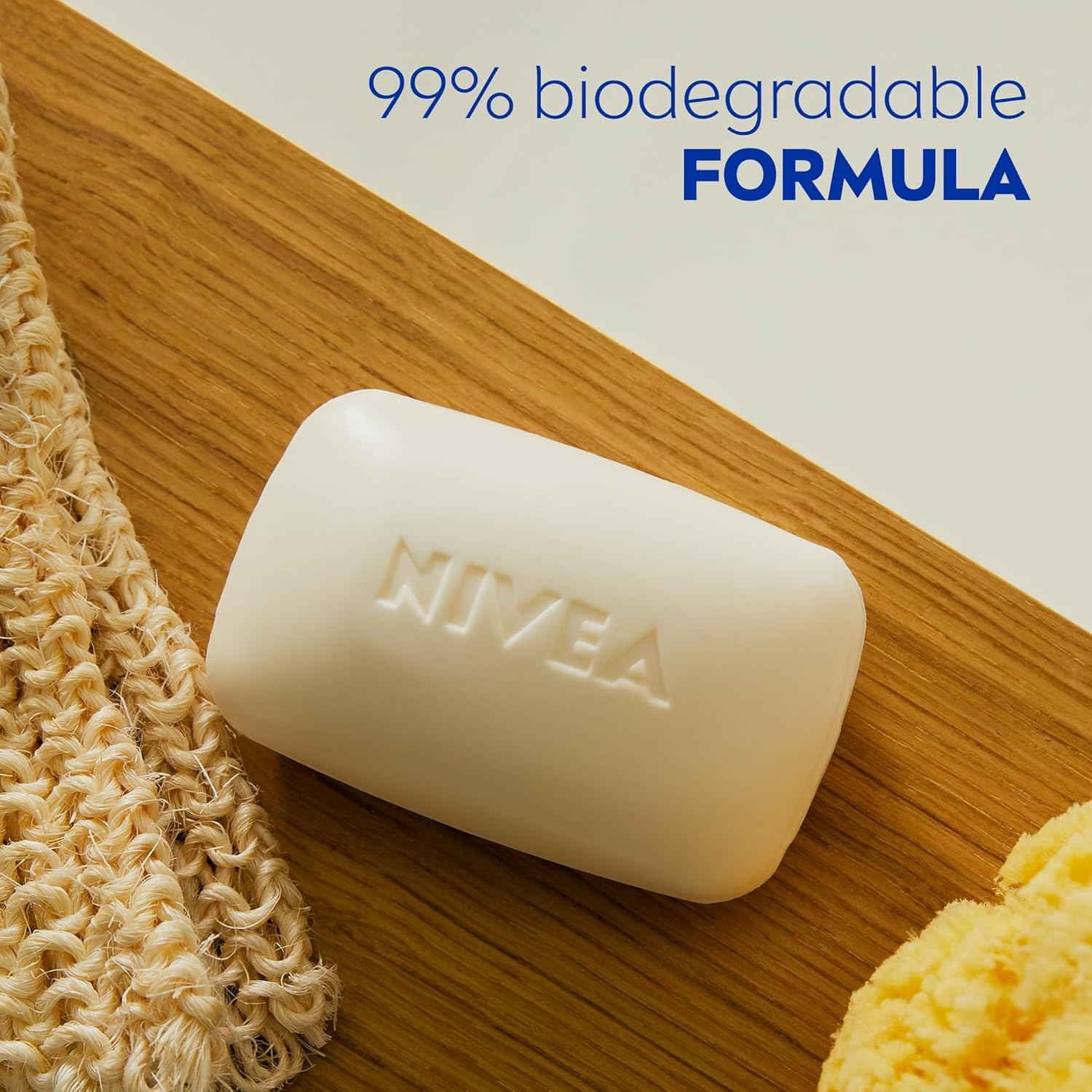 NIVEA Creme Soft Care Soap Twin Pack 2X 100G | Pampering Formula Enriched with Almond Oil | Moisturising Soap for Soft Skin | Gently Cleanses | Fresh Scent | Vegan Body Soap (Pack of 3) image number 4