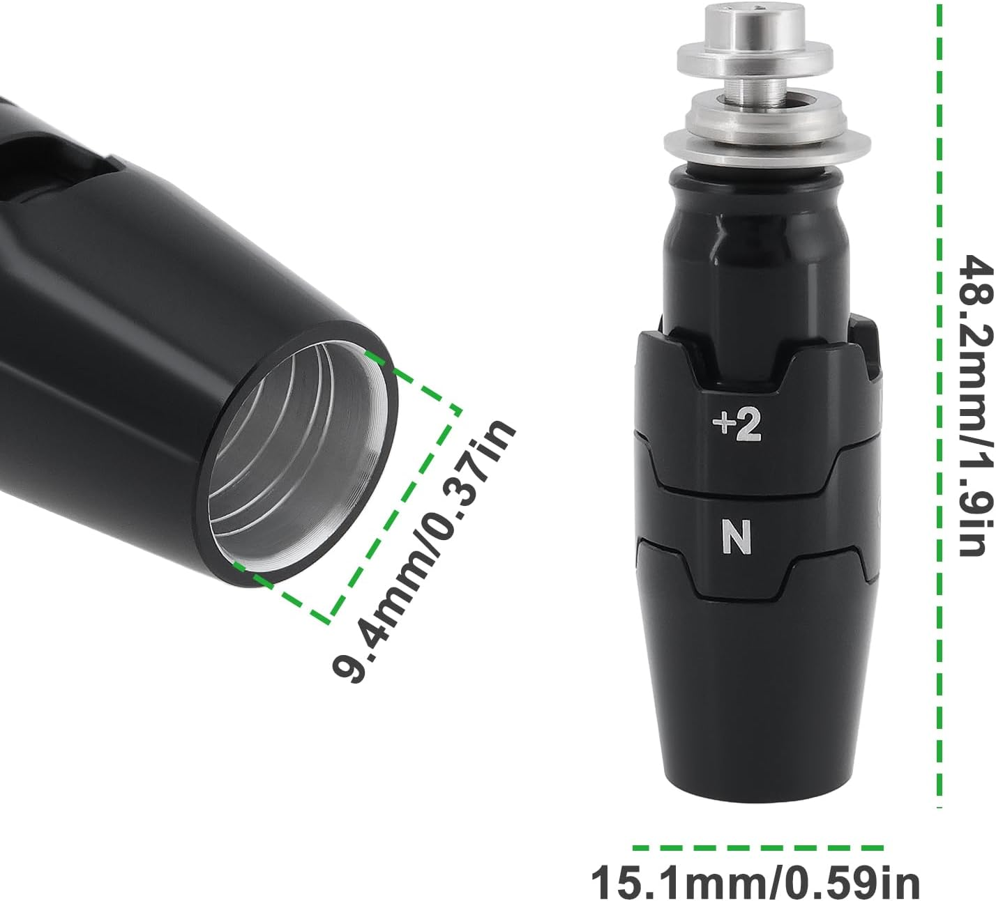 Emagtech 0.370Inch Right-Hand Golf Club Shaft Adapter Sleeve Compatible with Callaway Compatible with Super Hybrid