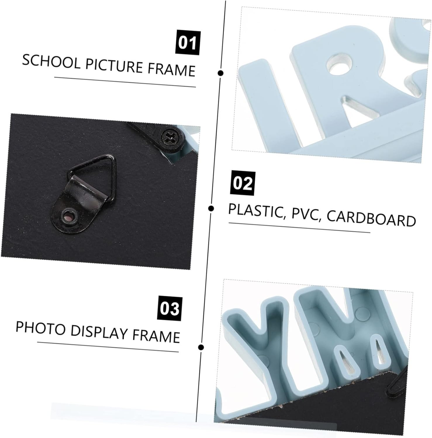 Growth Moments Photo Frame Months Keepsake Frame for Nursery Decor Durable and Delicate Design for Cherishing Special Moments image number 3