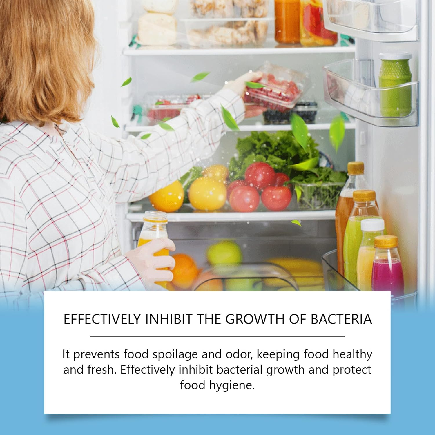 Refrigerator Deodorant Box, 50G, Activated Coconut Shell Carbon, Odour Remover image number 5