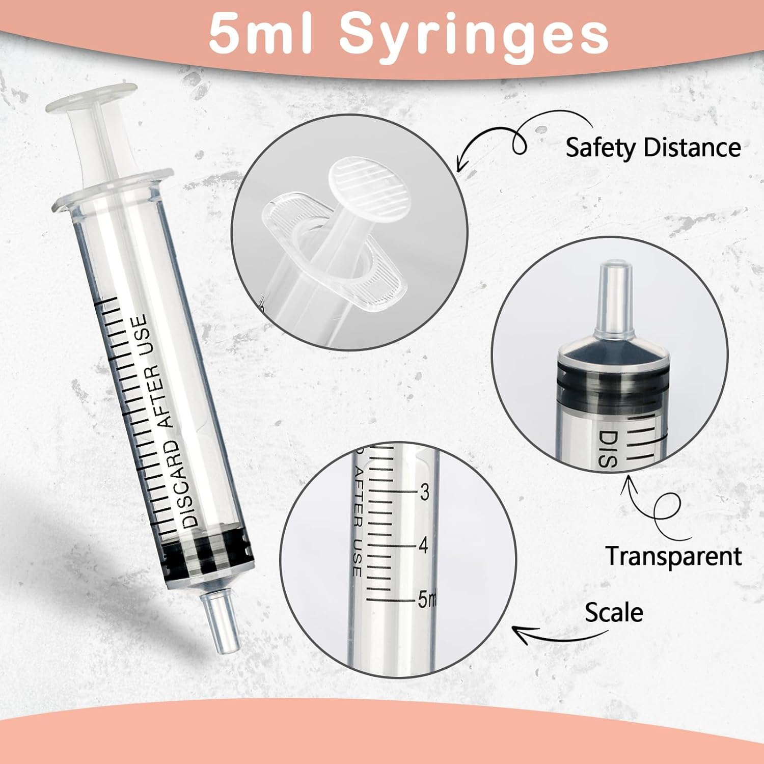 Pack of 15 Refillable Touch up Pens, Drywall Repair Kit, Refillable Brush Pens, Empty Paint Pen Marker, Transparent Wall Paint Touch up Pen, Empty Rotary Pen with Syringe image number 5