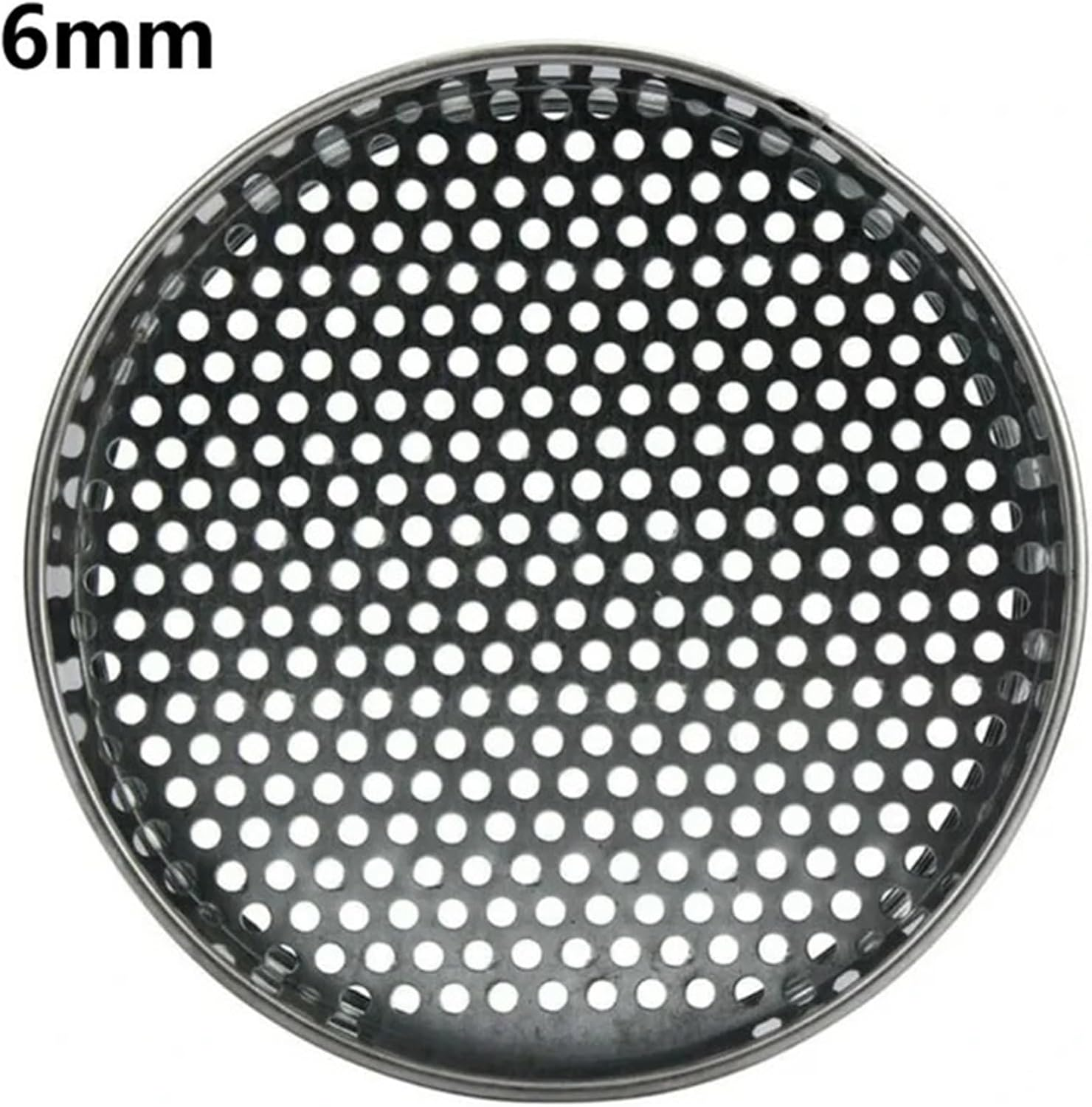 Garden Sieve 1Pc Gardening Metal Home Garden Plants Riddle Soil Sieve Mesh Separating Coarse Materials Garden Supplies 6/7/12Mm Flour Sifter for Baking(Round Hole 6Mm) image number 5