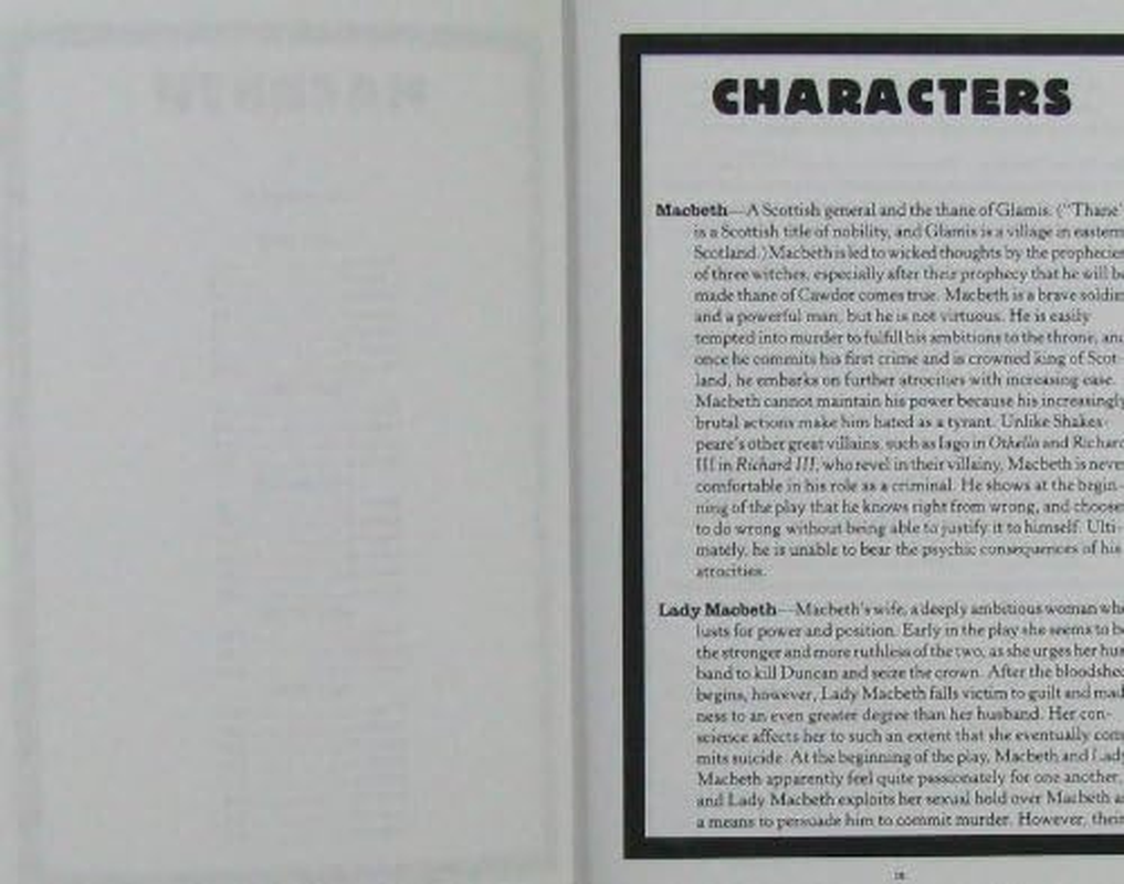 Macbeth (No Fear Shakespeare): No Fear Shakespeare Side-By-Side Plain English: 1 image number 3