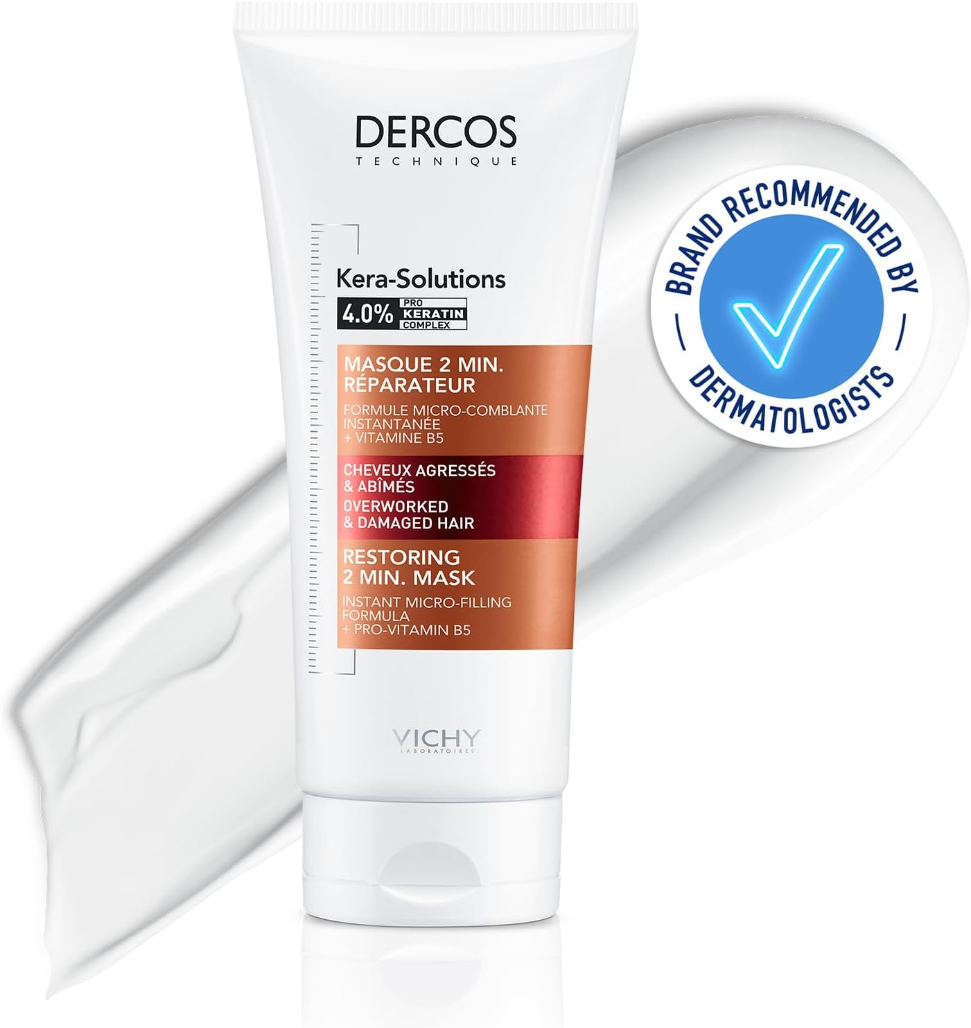 VICHY Dercos Kera - Solutions Restoring 2Min Mask 200Ml