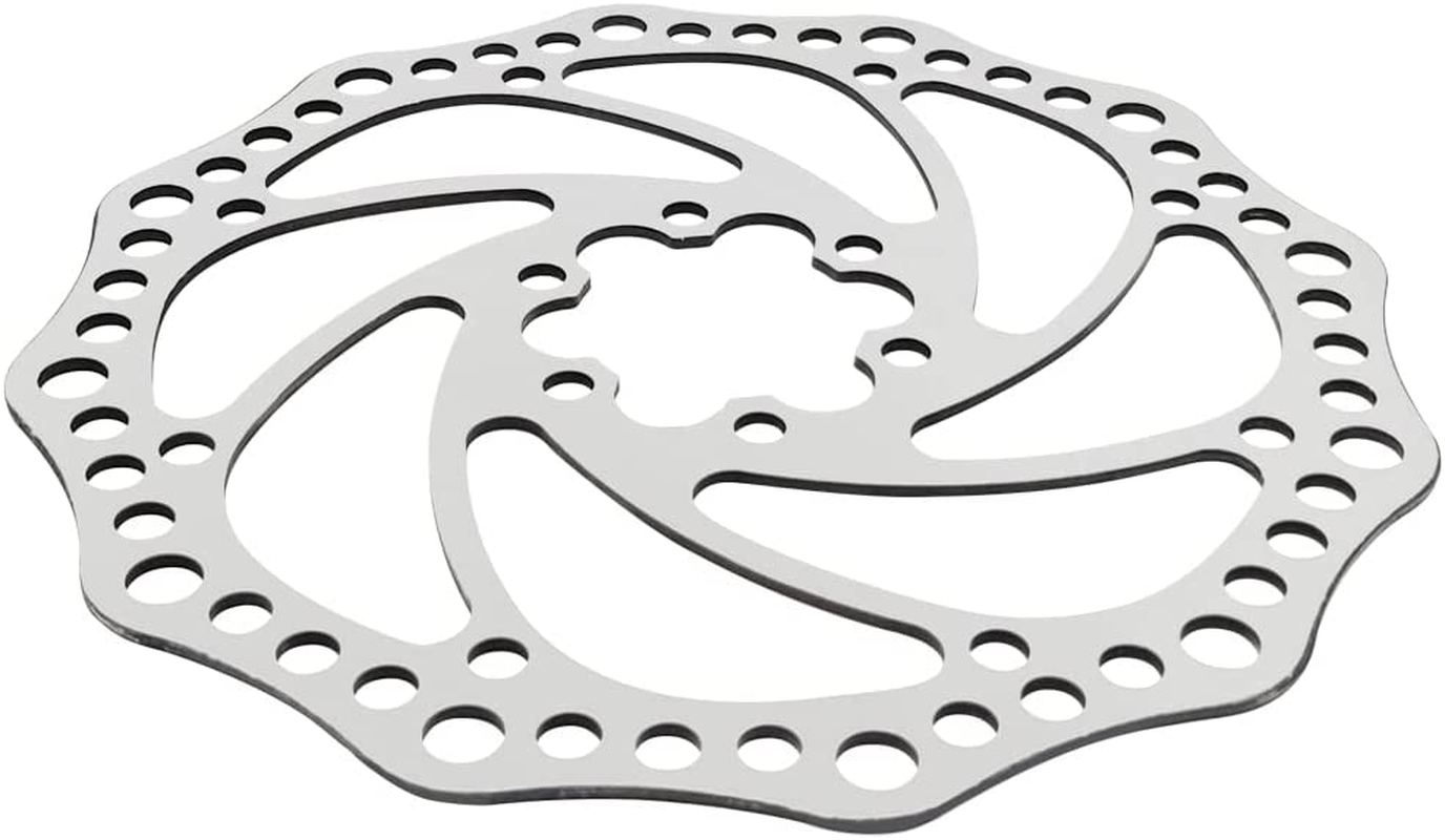 2Pcs 160Mm Disc Brake Rotor Stainless Steel Bike Disc Brake Rotor with 6 Bolts Fit for Road Bike,Mountain Bike,Mtb,Bmx image number 2