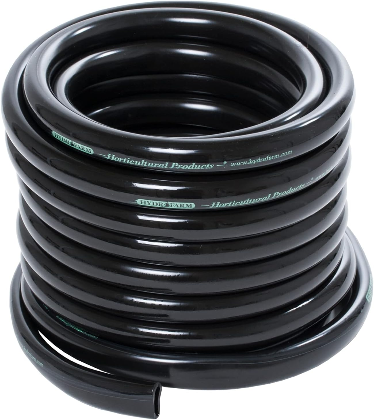 Hydrofarm HGTB50GF 1/2-Inch Black, 25 Foot Roll, 30 PSI Operating Pressure at 70 Degrees Tubing, Feet