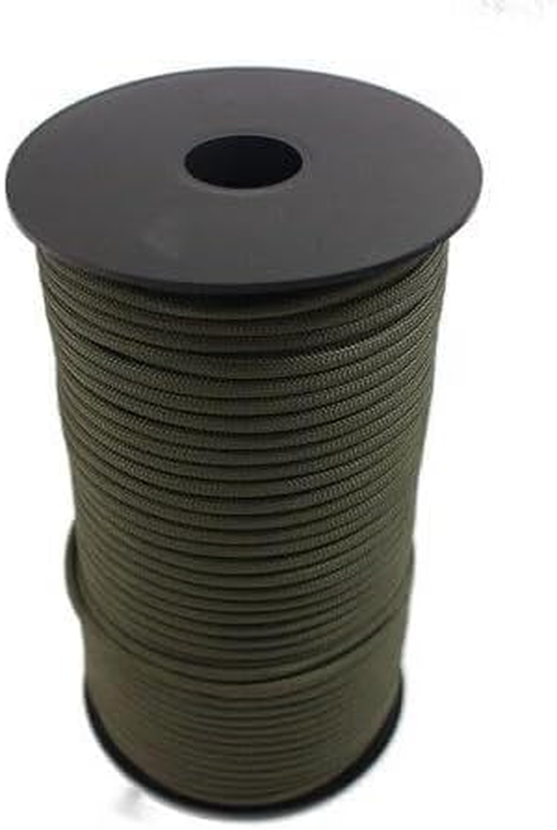 AIMALL 100M 9-Strand Core Paracord Rope - 550 Lanyard, Parachute Cord Mil-Spec Type III, Waterproof, Multi-Use for Camping, Hiking, Survival, Emergency