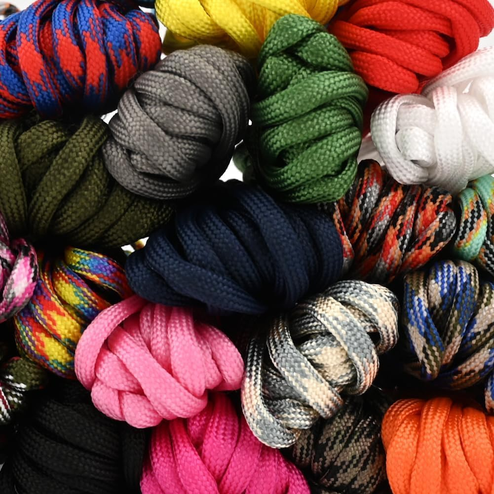 26 Colors Paracord Bracelet Rope 10 Feet 4Mm Parachute Cord Paracord Cord 550 7 Strand DIY Manual Braiding for Outdoor Survival Rope, Lanyards, Keychain, Dog Collar, Carabiner Climbing, DIY Crafting image number 2