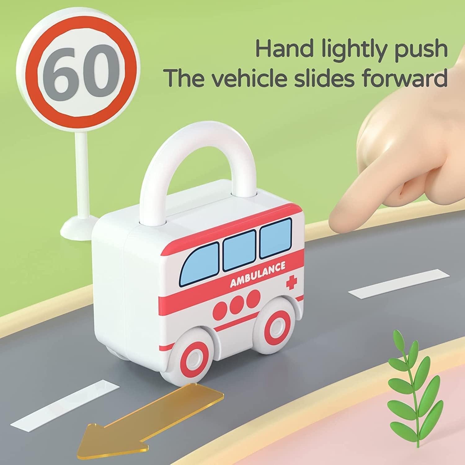 Lock and Key Toys for Toddlers, Montessori Lock and Key Car Toy Set, Baby Learning Locks with Keys Preschool Number Counting Matching Early Educational Learning Toy, Kids Boys Girls 18 Months+