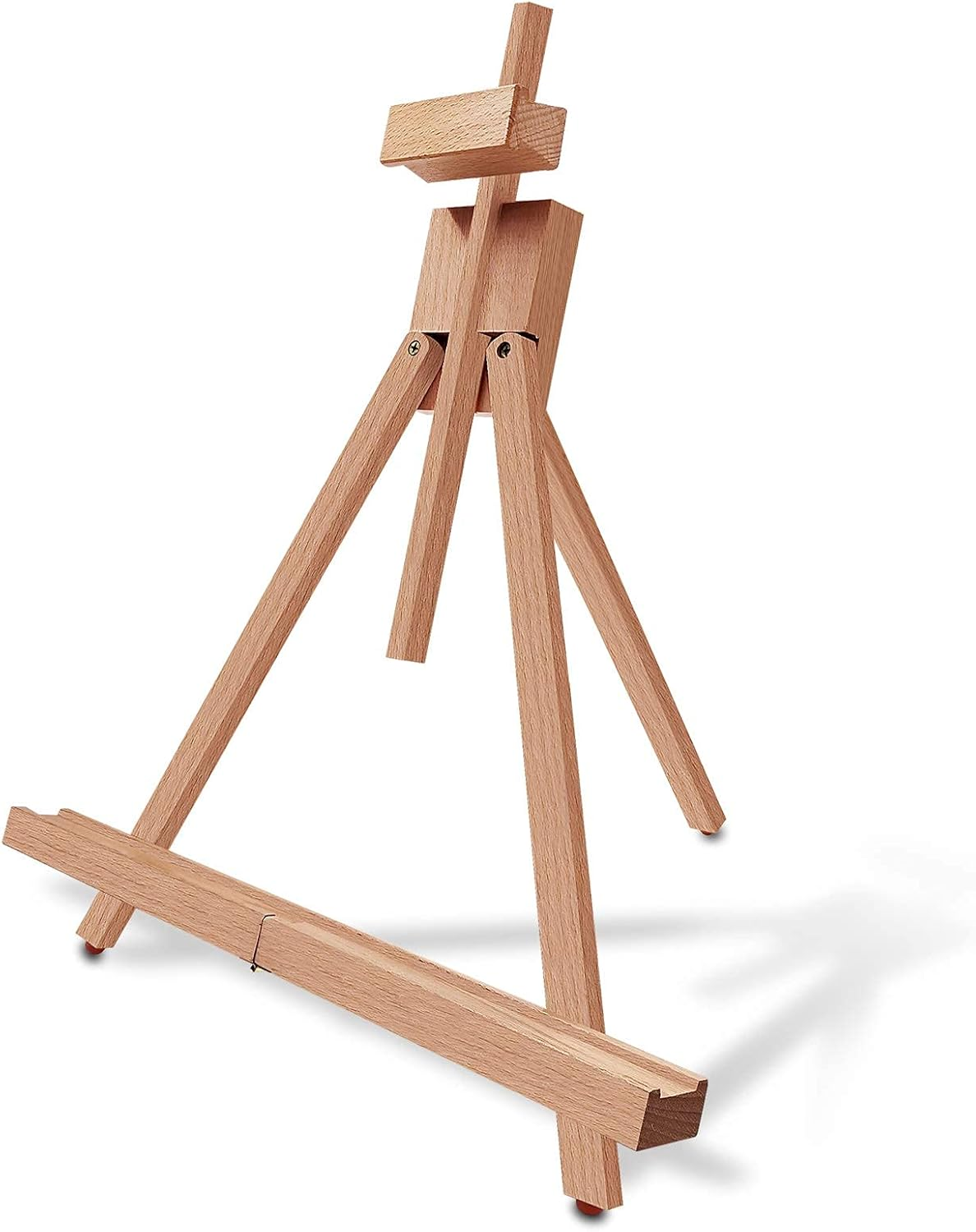 Miratuso Painting Easel, Folding Wooden Tabletop Easel Stand Holds Highest to 21" Canvas, Portable Desktop Easel Suitable for Artists, Beginners, Students image number 6