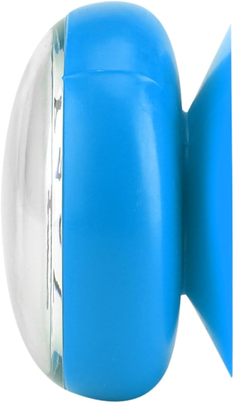 Waterproof Clock, Great for Bathroom, Kitchen with Shower Clock, Suitable for Wall, Mirror, Tile, Traditional Pointer Type, Decor for Bathroom or Kitchen (Blue) image number 1