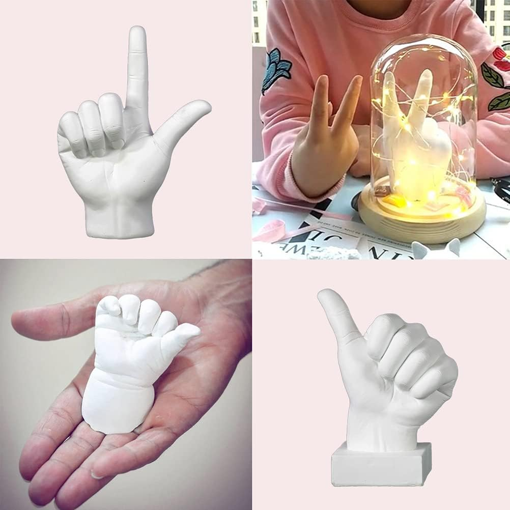 DIY Hand Mold Kit 3D Hand Casting Kit Family Create Unique Statue Couples Wedding Anniversary image number 2